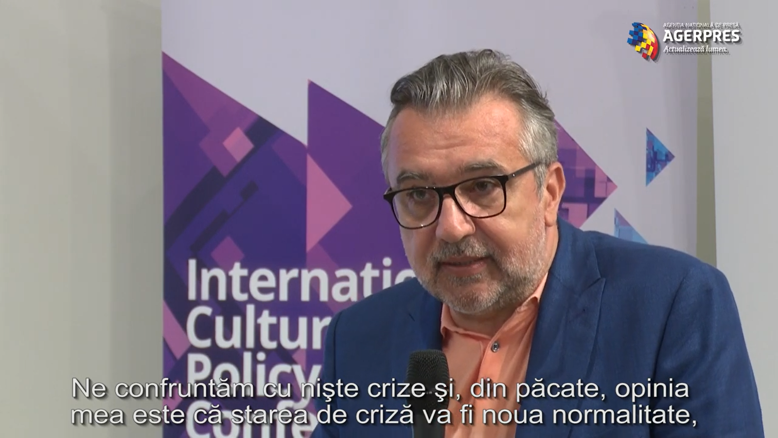 Ministrul Culturii, Lucian Romașcanu: Opinia mea este că starea de criză va fi noua normalitate. VIDEO AGERPRES