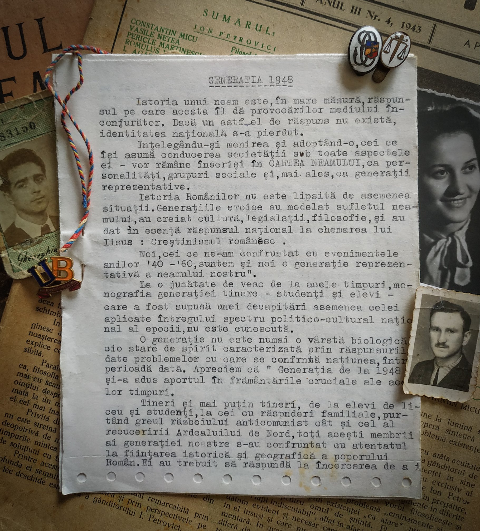14 mai: Ziua Națională de Comemorare a Martirilor din Temnițele Comuniste. Manifest pentru tineri scris de dizidenții Mircea Dumitrescu și Traian Popescu după liberare, scos la lumină după 80 de ani