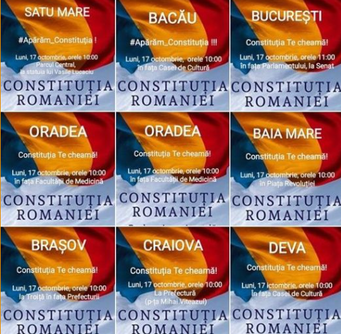 Noile legi ale Justiției, contestate luni de români la Senat și la sediile partidelor din municipii. Sunt în joc Supremația Constituției României și Independența Justiției