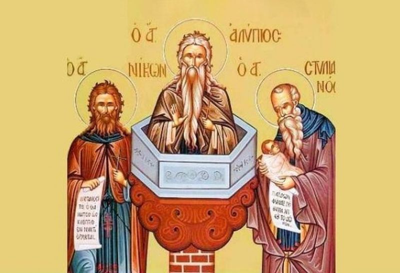 26 noiembrie: Pomenirea Cuviosului Alipie Stâlpnicul și a Cuviosului Iacov Pustnicul. Sfântul Stelian, ocrotitorul copiilor. Cuviosul Nicon, propovăduitorul Pocăinței